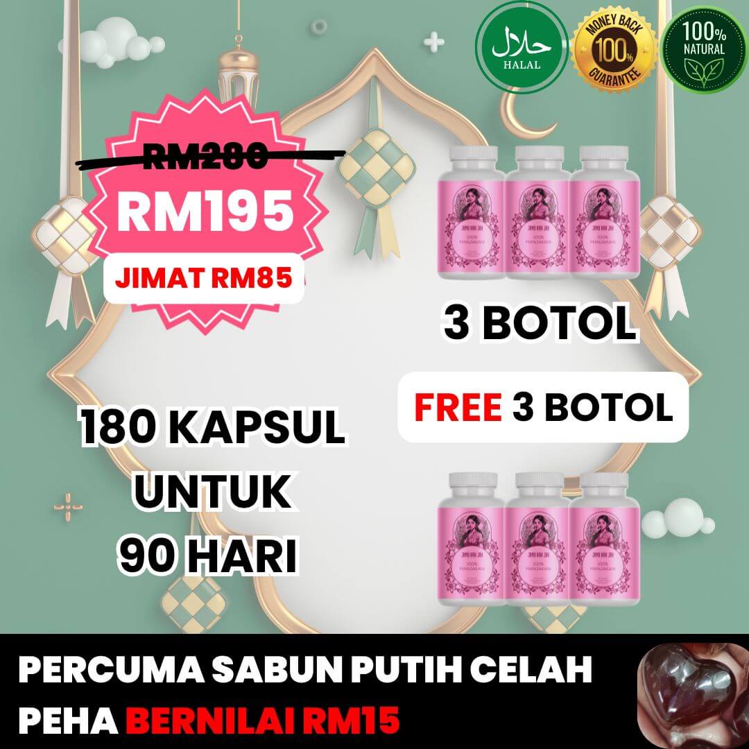 Pakej Sihat RM195 6 botol Jamu Kak Jah