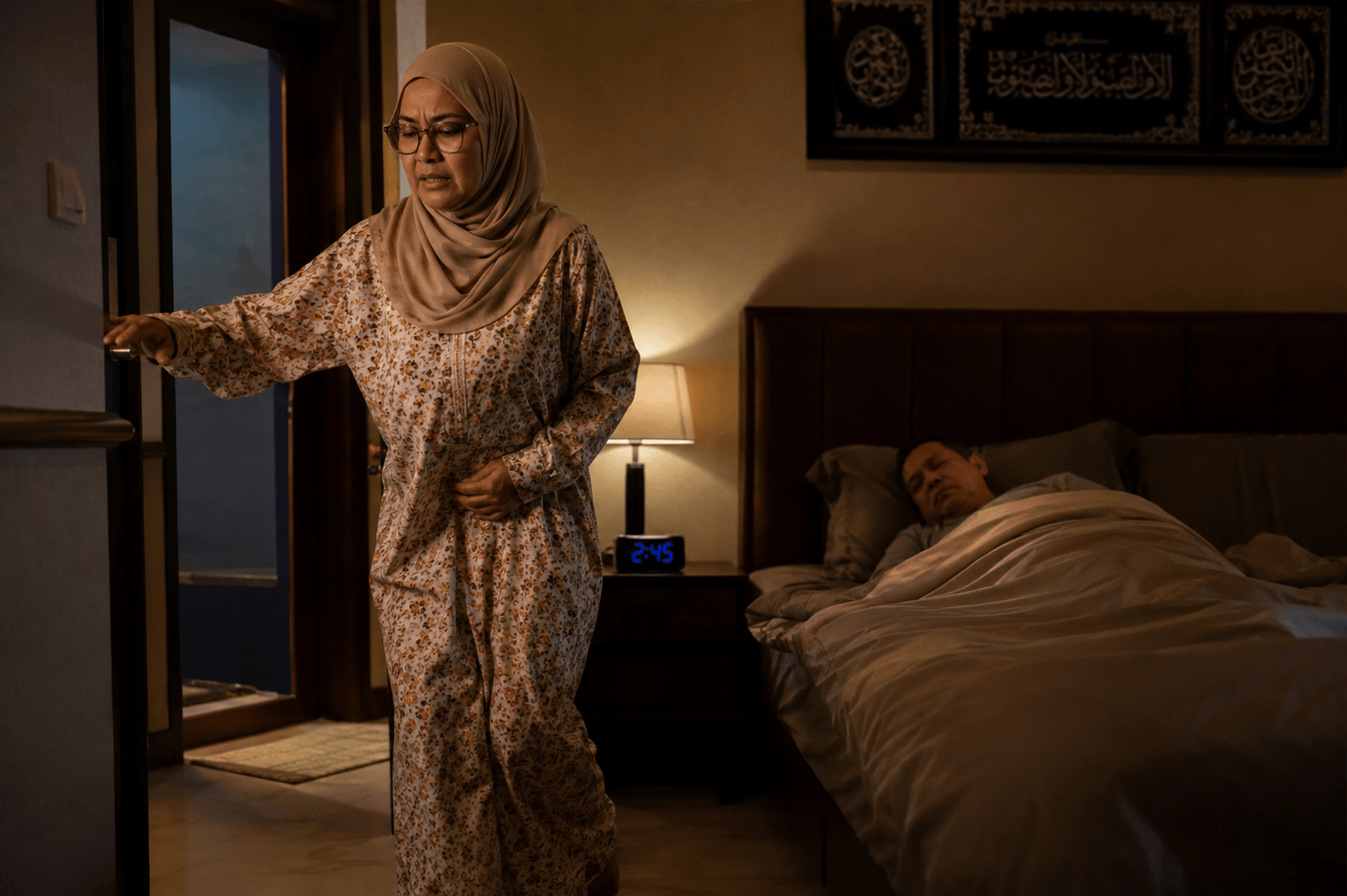 Terjaga malam ke tandas
